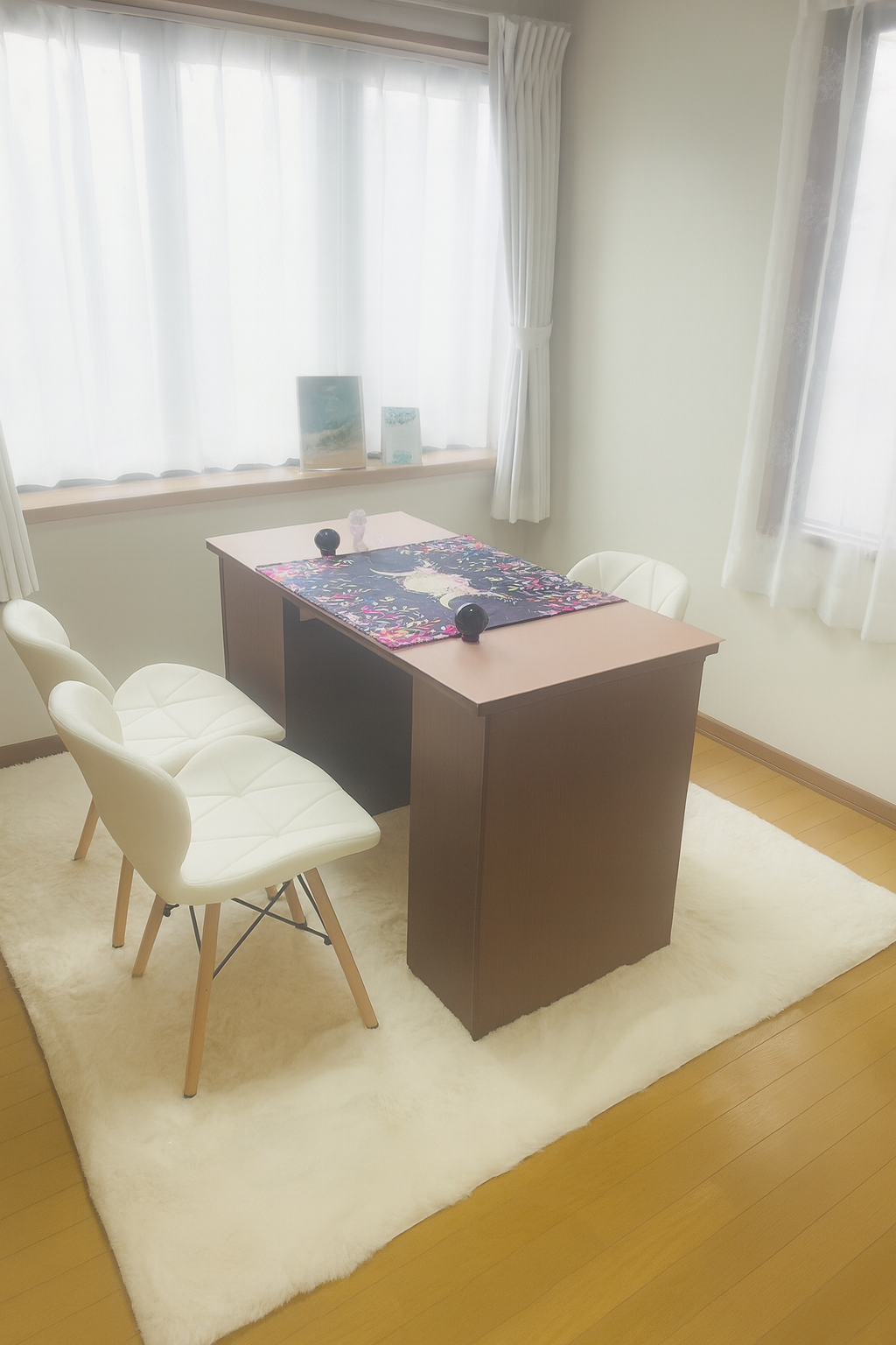 セッションを行う落ち着いたお部屋の様子